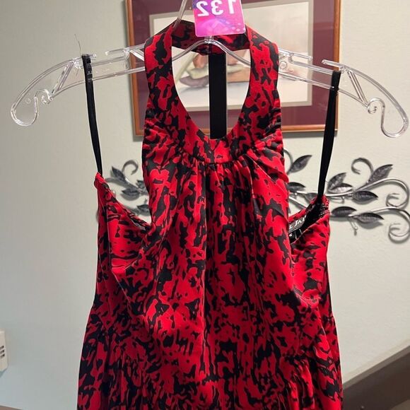 Anthropologie Red and Black Maxi Dress - Picture 13 of 13